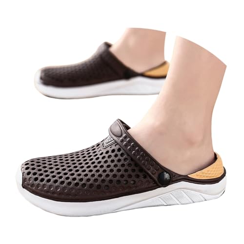 Gartenschuhe Herren, Clogs Herren Gummi Weite H Sandalen Sommerschuhe Garten Orthopädische Gartenclogs Pantoletten Weiche Leichte Hausschuhe Gummischuhe Basic Gartenschuhe Herren, Clogs Herren Gummi Weite H Sandalen Sommerschuhe Garten Orthopädische Gartenclogs Pantoletten Weiche Leichte Hausschuhe Gummischuhe Basic von pvucpot