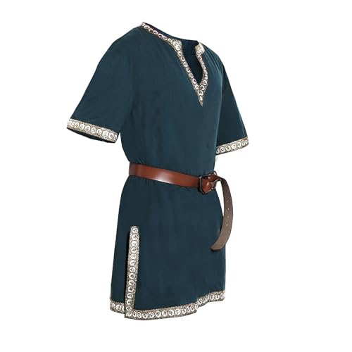Jungen Mittelalter Tunika Kinder Cosplay T-Shirts Kostüm Halloween Renaissance Warrior Ritter Tops Bescherung Jungen Mittelalter Tunika Kinder Cosplay T-Shirts Kostüm Halloween Renaissance Warrior Ritter Tops Bescherung von pvucpot