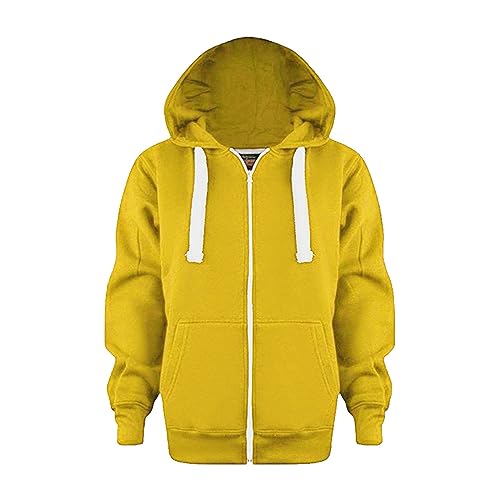 Kinder Jungen Zip Up Hoodie Sweatjacke Kapuzenjacke Kapuzenpullover Langarm Pullover Hoody Sweatshirt mit Reißverschluss Kinder Kapuzenjacke Hoodie Kapuzen Sweaterjacke Pullover Jungen und Mädchen von pvucpot