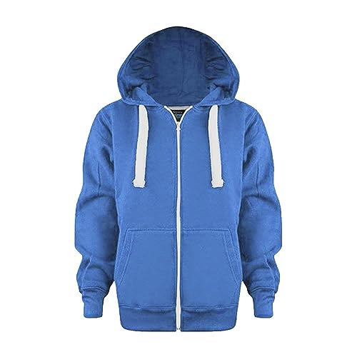 Kinder Jungen Zip Up Hoodie Sweatjacke Kapuzenjacke Kapuzenpullover Langarm Pullover Hoody Sweatshirt mit Reißverschluss Kinder Kapuzenjacke Hoodie Kapuzen Sweaterjacke Pullover Jungen und Mädchen von pvucpot