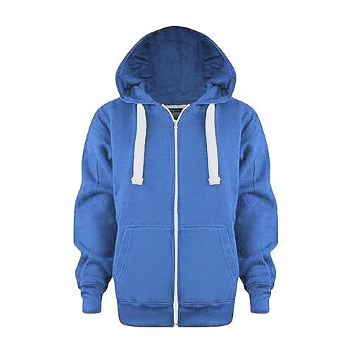 Kinder Jungen Zip Up Hoodie Sweatjacke Kapuzenjacke Kapuzenpullover Langarm Pullover Hoody Sweatshirt mit Reißverschluss Kinder Kapuzenjacke Hoodie Kapuzen Sweaterjacke Pullover Jungen und Mädchen von pvucpot