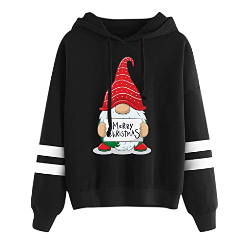 Lustige Weihnachtswichtel Hoodie Weihnachten Weihnachtspulli Kapuzenpullover Sweatshirt Wichtel Christmas Xmas Lustiges Rentier Weihnachtsmütze Schneeflocken Elch Mit Kapuze Pullover Hoodie Top von pvucpot