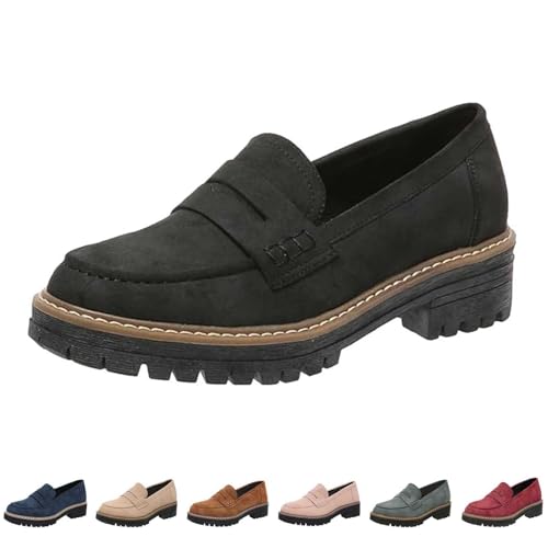Plateau Sandalen Damen Einfarbige Lederschuhe Retro Loafers rutschfest Sommerschuhe Bequem Walkingschuhe Slip on Lederschuhe Wasserdicht Strandschuhe Freizeit Tanzschuhe Trekkingschuhe Basic Plateau Sandalen Damen Einfarbige Lederschuhe Retro Loafers rutschfest Sommerschuhe Bequem Walkingschuhe Slip on Lederschuhe Wasserdicht Strandschuhe Freizeit Tanzschuhe Trekkingschuhe Basic von pvucpot