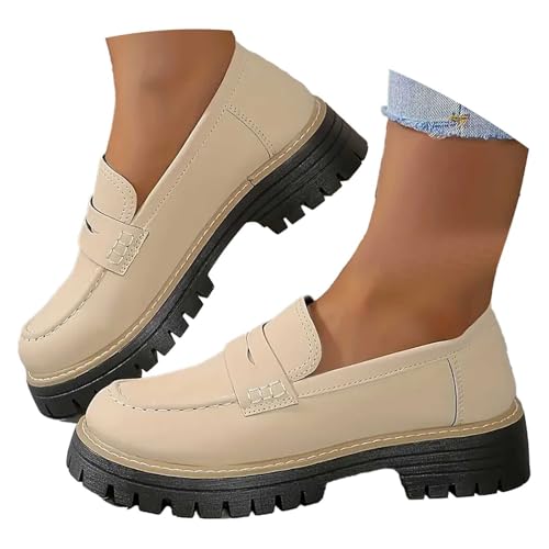 Plateau Sandalen Damen Einfarbige Lederschuhe Retro Loafers rutschfest Sommerschuhe Bequem Walkingschuhe Slip on Lederschuhe Wasserdicht Strandschuhe Freizeit Tanzschuhe Trekkingschuhe Komfort Plateau Sandalen Damen Einfarbige Lederschuhe Retro Loafers rutschfest Sommerschuhe Bequem Walkingschuhe Slip on Lederschuhe Wasserdicht Strandschuhe Freizeit Tanzschuhe Trekkingschuhe Komfort von pvucpot