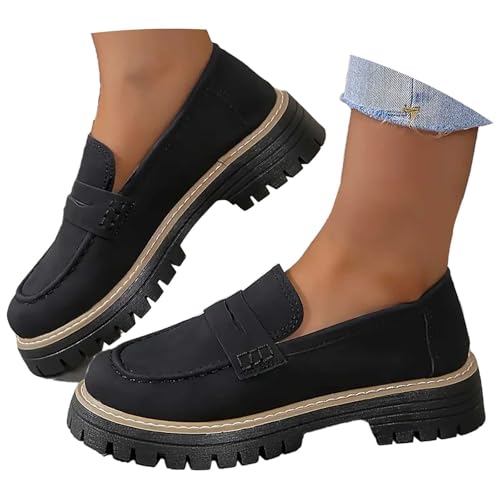 Plateau Sandalen Damen Einfarbige Lederschuhe Retro Loafers rutschfest Sommerschuhe Bequem Walkingschuhe Slip on Lederschuhe Wasserdicht Strandschuhe Freizeit Tanzschuhe Trekkingschuhe Komfort Plateau Sandalen Damen Einfarbige Lederschuhe Retro Loafers rutschfest Sommerschuhe Bequem Walkingschuhe Slip on Lederschuhe Wasserdicht Strandschuhe Freizeit Tanzschuhe Trekkingschuhe Komfort von pvucpot