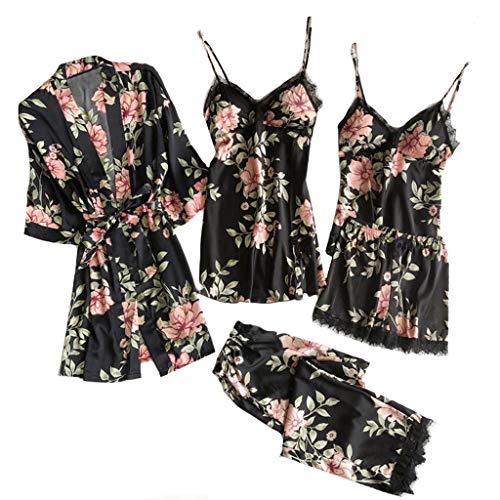 SchlafanzüGe für Damen 5-Stück Frauen Sexy Strumpfband Dessous Set Roben Spitze Bodysuit Deep-V Neck Unterwäsche Weihnachtspyjamas für Die Familie SchlafanzüGe für Damen Nachthemden Mintgrün SchlafanzüGe für Damen 5-Stück Frauen Sexy Strumpfband Dessous Set Roben Spitze Bodysuit Deep-V Neck Unterwäsche Weihnachtspyjamas für Die Familie SchlafanzüGe für Damen Nachthemden Mintgrün von pvucpot