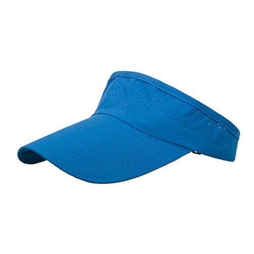 Breite Krempe Running Sport Visor Atmungsaktiv Visor Cap für Herren Damen Elastisch Sonnenvisor UV Schutz Sommerhut Leicht Sommerhut Leichter von pvucpot