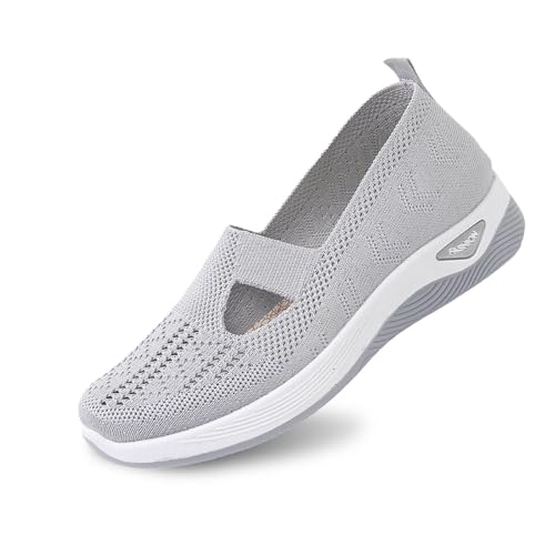 pvucpot Damen Sneaker Mesh Atmungsaktiv Slip On Flach Bequem Alltag Freizeit Schuhe Lässig Rund Zehen Leicht Gehen Sport Mode Sommer Frühling Herbst Winter pvucpot Damen Sneaker Mesh Atmungsaktiv Slip On Flach Bequem Alltag Freizeit Schuhe Lässig Rund Zehen Leicht Gehen Sport Mode Sommer Frühling Herbst Winter von pvucpot