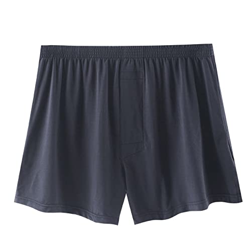 pvucpot Herren Schlafanzughose Schlafshorts Kurz Hosen Sommerhose Baumwolle Freizeithose Schlafhose für Männer Pyjamahose von pvucpot