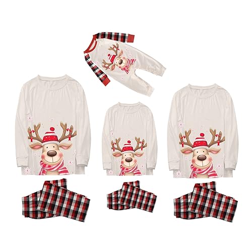 pvucpot Pyjama Set Weihnachten Familie Schlafanzug Partner Damen Herren Kinder Baby Weihnachtspullover Weihnachtspyjamas Set Familien Weihnachtsoutfit Herren von pvucpot