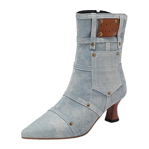pvucpot Viktorianische Stiefel für Damen Vintage Stiefel Renaissance Knöchel Stiefel Chunky Low Absatz Lace Up Hexen Stiefel Ritter Stiefel Stiefel von pvucpot