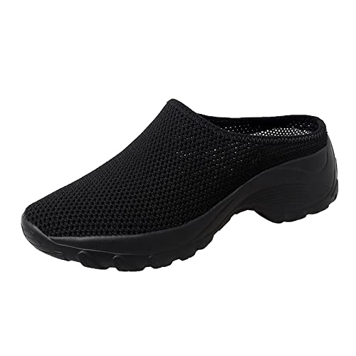 Orthopädische Schuhe Damen Air Cushion Slip On Sneakers Sandalen mit Fussbett Hausschuhe Walking Diabetic Shoes Turnschuhe Freizeit Mesh Atmungsaktiv Sportschuhe Schlupfschuhe Frauen von pxjsdwe