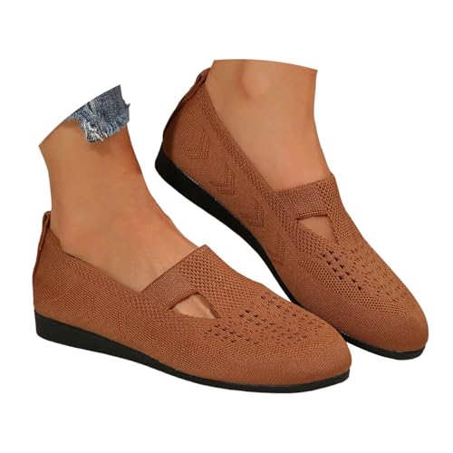 Sommerschuhe Damen flach, Ballerina Schuhe Damen 40 Bequem Elegant Sommerschuhe Tanzschuhe Klassische Slip on Flache Schuhe Weich Runde Zehe Ballerinas Loafer Leicht Sportlich Strick Kleid Sommerschuhe Damen flach, Ballerina Schuhe Damen 40 Bequem Elegant Sommerschuhe Tanzschuhe Klassische Slip on Flache Schuhe Weich Runde Zehe Ballerinas Loafer Leicht Sportlich Strick Kleid von pxjsdwe