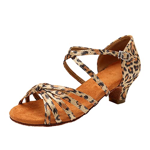 Spangenpumps Damen, Pumps Damen Schwarz Elegant Blockabsatz Riemchenpumps Spangenpumps Slingback Latein High Heels Bequem Spitze Sandalen Tanzschuhe mit Absatz Silber Slingpumps Absatzschuhe von pxjsdwe