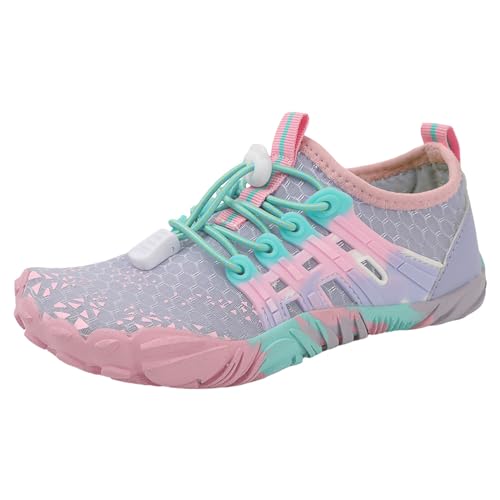 badeschuhe kind, Barfußschuhe Kinder Schnell Trocknend Rutschfest Strandschuhe Wasserschuhe Leicht Atmungsaktiv Badeschuhe Outdoor Weich Aquaschuhe Schwimmschuhe Jungen Mädchen Bequeme Surfschuhe von pxjsdwe