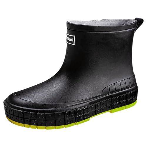 gummistiefel mädchen, Wasserdicht Regenstiefel Damen Outdoor Bequem Gartenschuhe Atmungsaktiv Leicht Boots Regenschuhe Rutschfest Wasserdichte Stiefeletten Gummistiefel Winddicht Garten Reitstiefel 41 von pxjsdwe