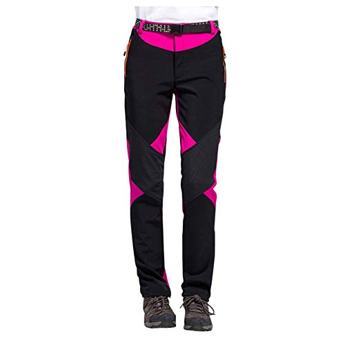 leichte hose damen, Wanderhose Damen Zip-Off Stretch Leichte Cargohose Outdoorhose Wasserdicht Atmungsaktiv Jogginghose Schnelltrocknend Große Größen Trekkinghose Funktionshose UV-Schutz Softshellhose von pxjsdwe
