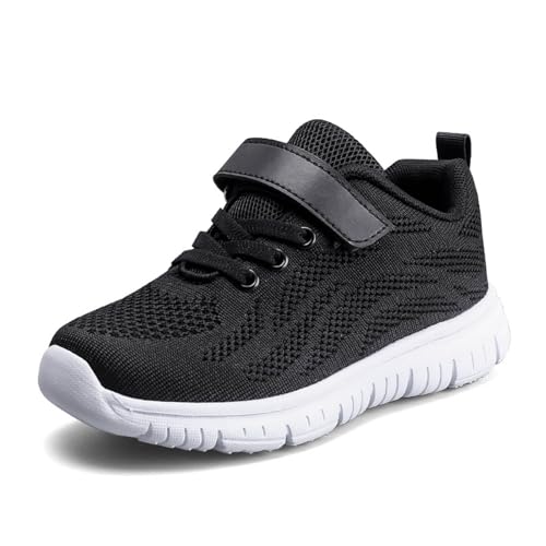 pxjsdwe Halbschuhe mädchen, Unisex Kinder Sportschuhe Jungen Mädchen Hallenschuhe Turnschuhe Leicht Mesh Atmungsaktiv Sport Schuhe Laufschuhe Modische Freizeitschuhe Outdoor rutschfest Sneaker von pxjsdwe