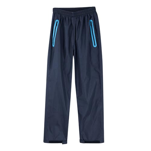 pxjsdwe Regen überziehhose Motorrad Damen, Fahrrad Regenhose Damen Atmungsaktiv Softshellhose Überziehhose Leichte Wasserdicht Trekkinghose Wanderhose Winddichte Outdoorhose Lang Bequeme Regen Hose von pxjsdwe