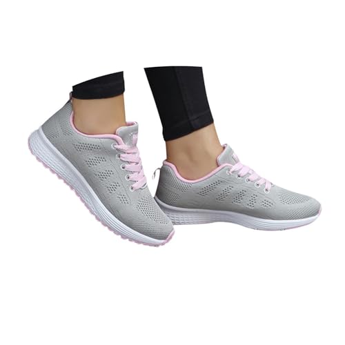 pxjsdwe Sneaker & Sportschuhe für Damen, Laufschuhe Damen Herren Weiß Turnschuhe Sportschuhe Leichte Atmungsaktiv rutschfeste Sneaker Walkingschuhe Gym Fitness Outdoor Sport Schuhe Tennisschuhe von pxjsdwe