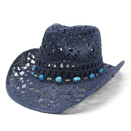 pxjsdwe Sommerhut Damen groß, Sonnenhut Damen Outdoor Breite Krempe Faltbar Fischerhut Wanderhut Sommer Verstellbare Strohhut Strandhut UV-Schutz Sommerhut Leicht Sonnenschutz Strand Hut von pxjsdwe