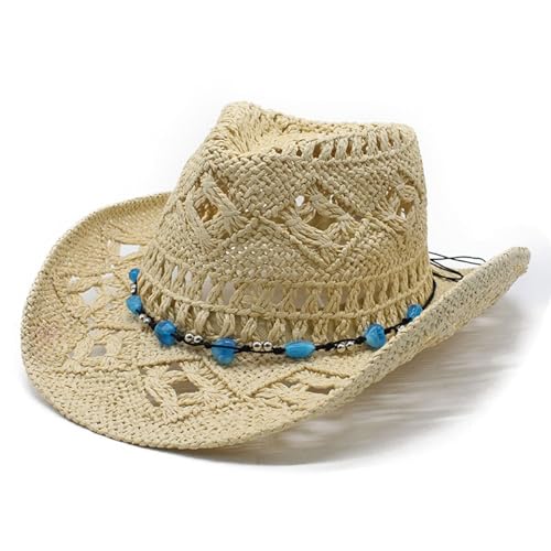 pxjsdwe Strohhut Hut Damen faltbar, Sonnenhut Damen Outdoor Breite Krempe Faltbar Fischerhut Wanderhut Sommer Verstellbare Strohhut Strandhut UV-Schutz Sommerhut Leicht Sonnenschutz Strand Hut von pxjsdwe