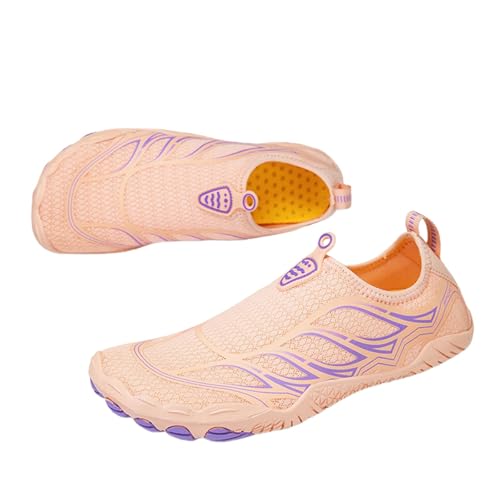 pxjsdwe barfußschuhe Damen Outdoor Leder, Barfußschuhe Damen 39 rutschfest Outdoor Zehenschuhe Schnell Trocknend Atmungsaktiv Wasserschuhe Aquaschuhe Leicht Sommer Barfuss Schuhe Fitnessschuhe Unisex von pxjsdwe
