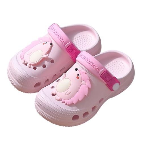 pxjsdwe clogs kinder 35 leder, Unisex Kinder Clogs Pantoletten Jungen Mädchen Gartenschuhe Sommer Atmungsaktiv Sandalen Hausschuhe Leichte Rutschfeste Strandschuhe Badeschuhe 22-35 EU von pxjsdwe