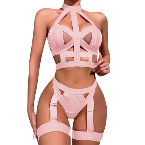 pxjsdwe gothic gürtel, Damen Punk Leder Harness Body Brustgurte Einstellbar Erotische Taillengürtel Dessous Gothic Cupless Party Lingerie Gürtel Schwarz Clubwear Körperketten pxjsdwe gothic gürtel, Damen Punk Leder Harness Body Brustgurte Einstellbar Erotische Taillengürtel Dessous Gothic Cupless Party Lingerie Gürtel Schwarz Clubwear Körperketten von pxjsdwe