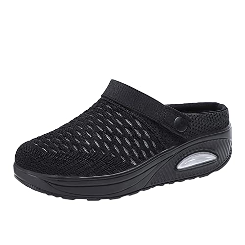 pxjsdwe hausschuhe damen orthopädisch, Diabetiker Schuhe Damen Walking Orthopädische Schuhe Air Cushion Slip-On Walkingschuhe Air Cushion Freizeit Mesh Atmungsaktiv Hausschuhe Sandals von pxjsdwe