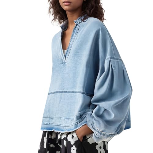 pxjsdwe jeanshemd Damen rosa, Jeans Hemden Damen Button Down Oversize Oberteile Jeanshemd mit Brusttaschen Casual Hemdbluse Jeansbluse Langarm Sommer Denim Hemd Jeansjacke Locker Western Blusenshirt pxjsdwe jeanshemd Damen rosa, Jeans Hemden Damen Button Down Oversize Oberteile Jeanshemd mit Brusttaschen Casual Hemdbluse Jeansbluse Langarm Sommer Denim Hemd Jeansjacke Locker Western Blusenshirt von pxjsdwe