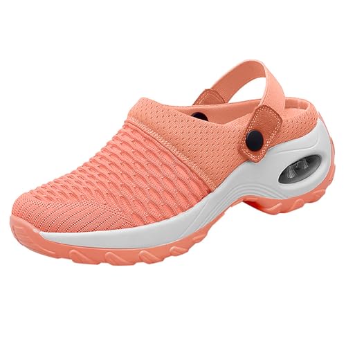 orthopädische Hausschuhe, Orthopädische Schuhe Damen Air Cushion Slip On Walking Orthopedic Diabetic Walking Shoes Freizeit Mesh Atmungsaktiv Sandals Hausschuhe rutschfest Gesundheitsschuhe von pxjsdwe