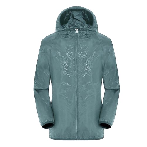 pxjsdwe regenjacke damen große größen 5xl, Regenjacke Damen Herren Leicht Dünne Sommerjacke Wasserdicht Atmungsaktiv Regenmantel mit Kapuze Faltbar Regenjacken Windbreaker Sport Fahrrad Winddicht L von pxjsdwe