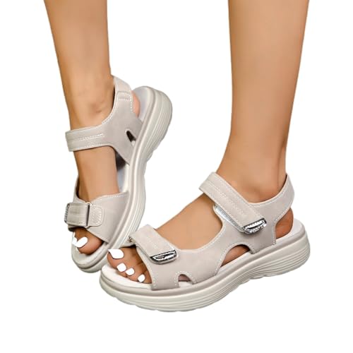 pxjsdwe sandalen damen leder, Sandalen Damen Trekking Bequeme Orthopädische Sandaletten Sport Outdoor Wandersandalen Sommer Leichte Rutschfeste Trekkingsandalen Breite Füße Plateau Sommerschuhe 37 pxjsdwe sandalen damen leder, Sandalen Damen Trekking Bequeme Orthopädische Sandaletten Sport Outdoor Wandersandalen Sommer Leichte Rutschfeste Trekkingsandalen Breite Füße Plateau Sommerschuhe 37 von pxjsdwe