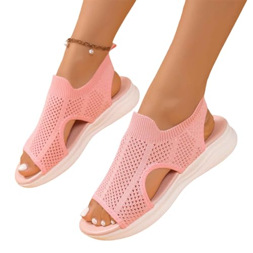 sommerschuhe damen, Orthopädische Sandalen Damen Sommer Breite Füße Bequeme Sandaletten Waschbare Slingback Slides mit Weiche Fussbett Outdoor Sport Rutschfest Trekkingsandalen Strick Mesh Plateau 38 sommerschuhe damen, Orthopädische Sandalen Damen Sommer Breite Füße Bequeme Sandaletten Waschbare Slingback Slides mit Weiche Fussbett Outdoor Sport Rutschfest Trekkingsandalen Strick Mesh Plateau 38 von pxjsdwe