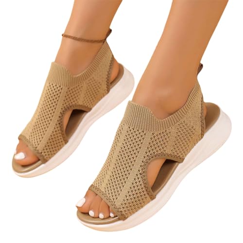 trekkingsandalen damen 39, Orthopädische Sandalen Damen Sommer Breite Füße Bequeme Sandaletten Waschbare Slingback Slides mit Weiche Fussbett Outdoor Sport Rutschfest Trekkingsandalen Strick Mesh 38 trekkingsandalen damen 39, Orthopädische Sandalen Damen Sommer Breite Füße Bequeme Sandaletten Waschbare Slingback Slides mit Weiche Fussbett Outdoor Sport Rutschfest Trekkingsandalen Strick Mesh 38 von pxjsdwe