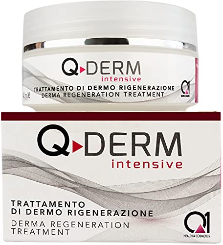 Q1 Q-Derm Intensiv, Anti-Falten-Creme für Frauen mit erfrischender und feuchtigkeitsspendender Wirkung, regeneriert und repariert die Haut | Ideale Creme für Operationsnarben, 40 ml von q1