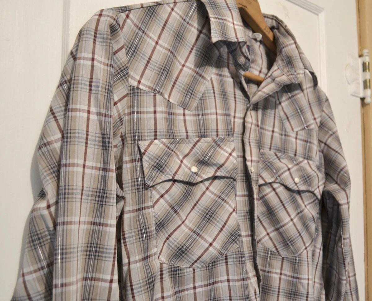 Levi's Glänzendes Western Pearl Snap Shirt Vintage 70Er 80Er Snaps Regular Fit Medium Levi's Glänzendes Western Pearl Snap Shirt Vintage 70Er 80Er Snaps Regular Fit Medium von qbeagles