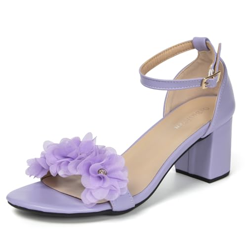 qibusleen Sommer-Sandaletten für Damen, 6cm mittelhoher Absatz, elegantes Design, Sommer-Schuhe für Büro und Freizeit mit geräuschloser Sohle qibusleen Sommer-Sandaletten für Damen, 6cm mittelhoher Absatz, elegantes Design, Sommer-Schuhe für Büro und Freizeit mit geräuschloser Sohle von qibusleen