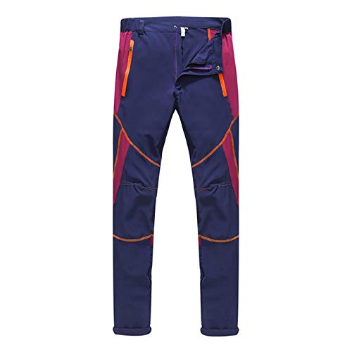 qinhanjia Schnittschutzhose Herren Wasserdicht wandern Winddicht Pärchen Trockenhose Outdoor-Männer Quik Hosen Männerhose Herren Hose Kurz Stoff (Purple, XS) von qinhanjia