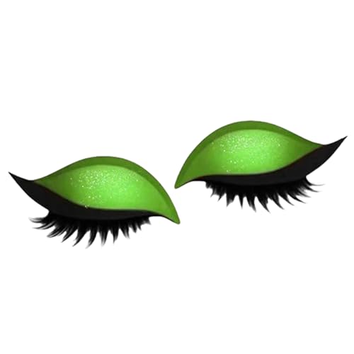 qixeuoa Augen Make Up Sticker,2 In 1 Wiederverwendbare Augen Make Up Aufkleber,Wiederverwendbare Eye Lazy Make Up Aufkleber,Für Alle Lidschatten Hochzeit,Paty,Kostüm von qixeuoa