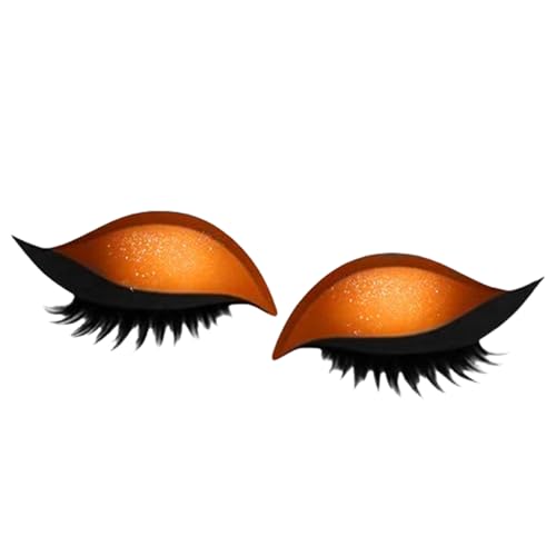 qixeuoa Augen Make Up Sticker,2 In 1 Wiederverwendbare Augen Make Up Aufkleber,Wiederverwendbare Eye Lazy Make Up Aufkleber,Für Alle Lidschatten Hochzeit,Paty,Kostüm von qixeuoa