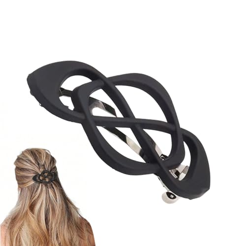 qixeuoa Französischer Haarklammer | Vintage Haarschmuck Französisch Stil - Nicht Rutschfest Leicht Kopfbedeckung Frauen Jugend Gym Party Date von qixeuoa