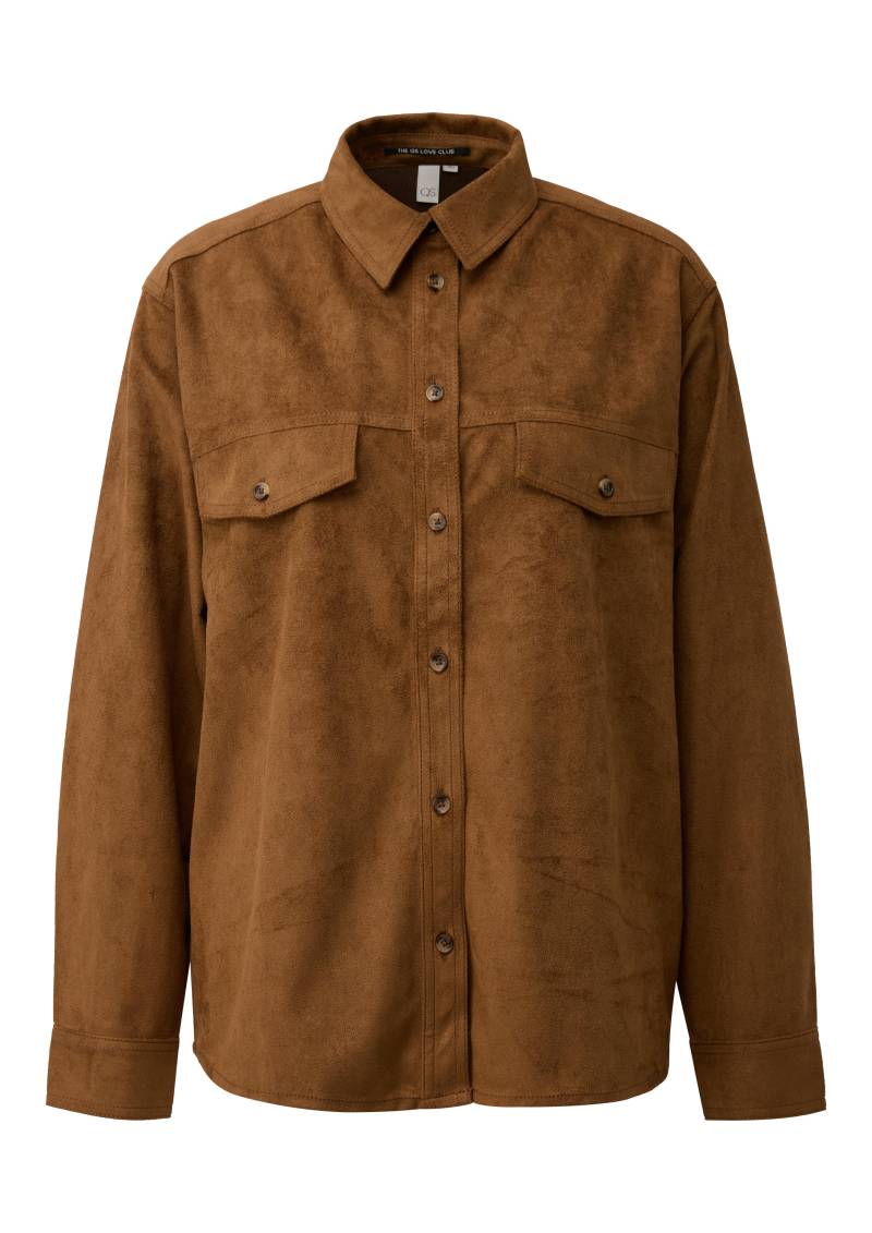 qs - Bluse braun - Gr. - 42 von qs