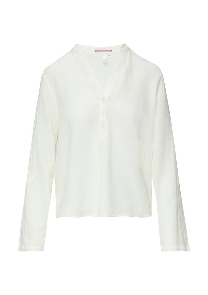 qs - Bluse creme - Gr. - 32 von qs