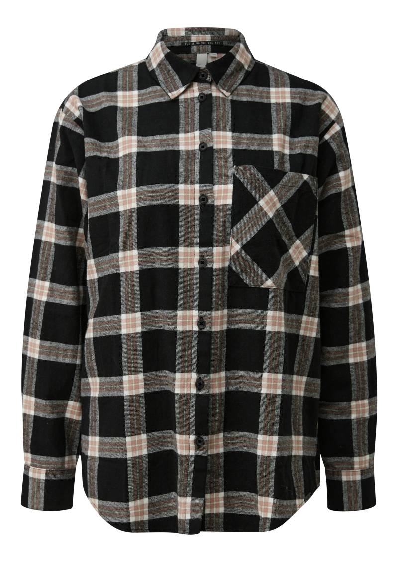 qs - Bluse schwarz - Gr. - 34 von qs