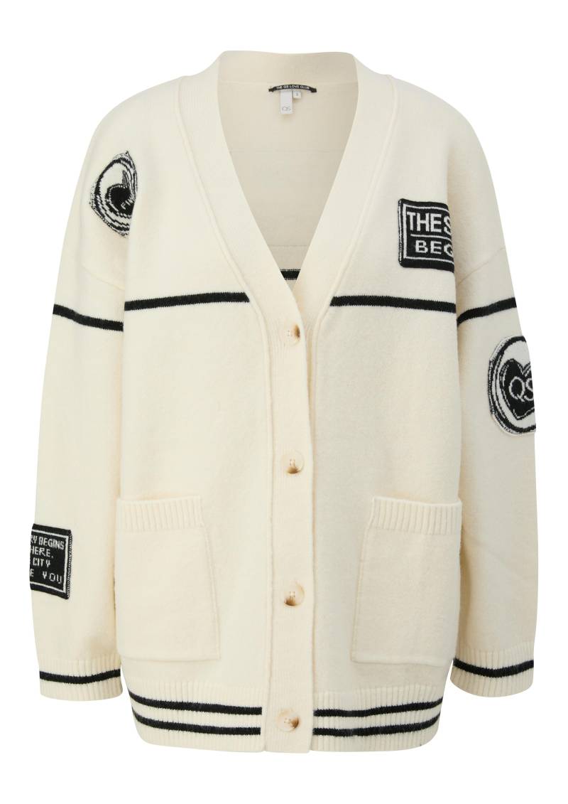 qs - Strickjacke creme - Gr. - XXL von qs