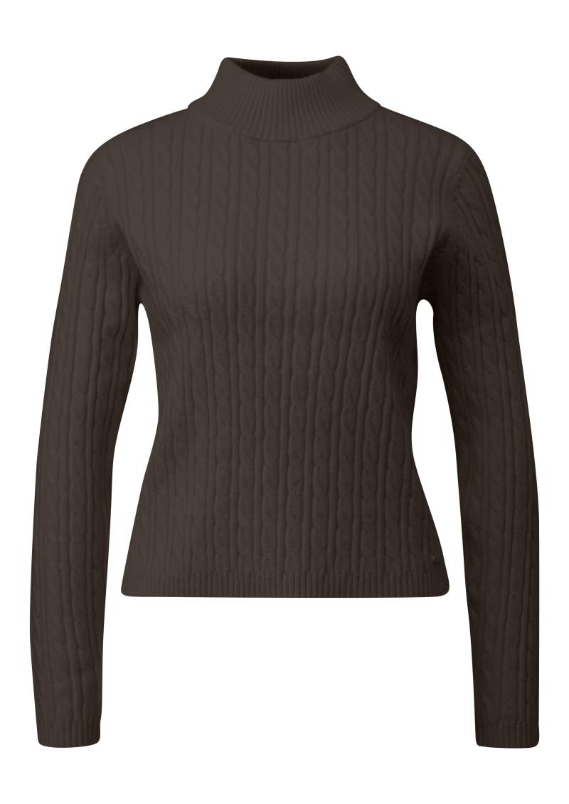 qs - Strickpullover braun - Gr. - M von qs