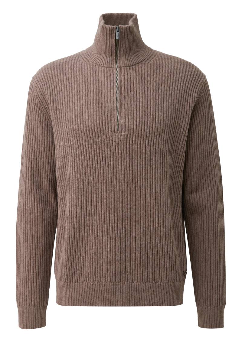 qs - Strickpullover braun - Gr. - M von qs