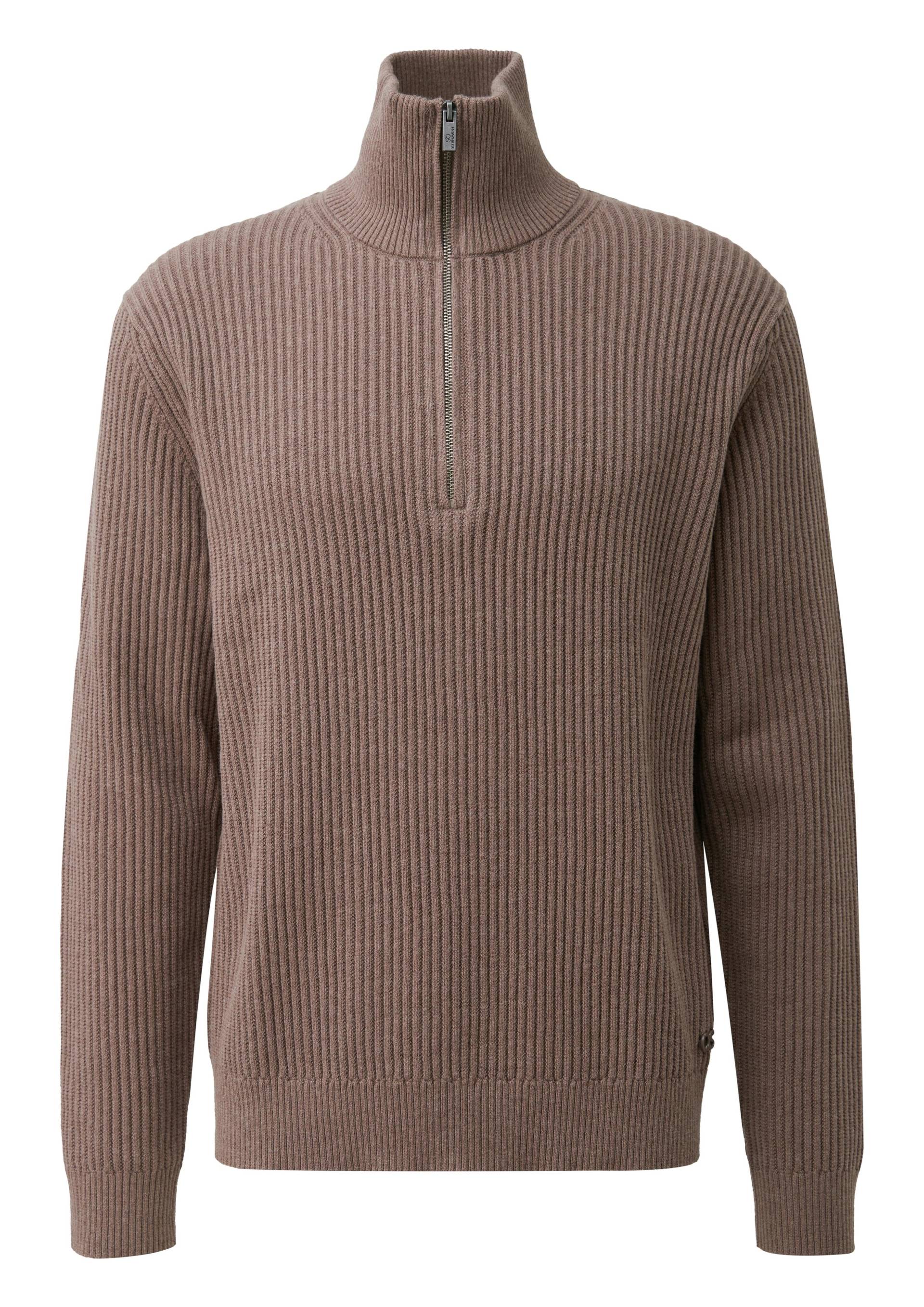 qs - Strickpullover braun - Gr. - S von qs